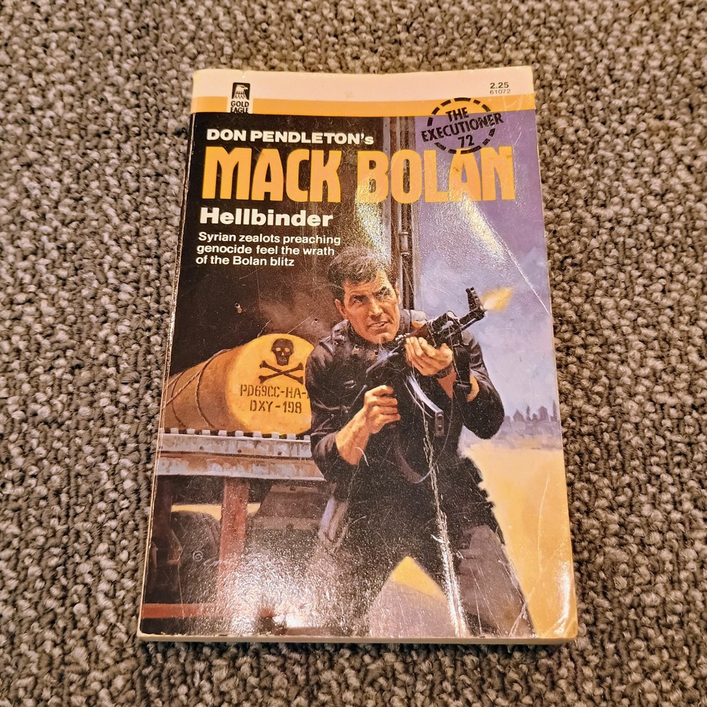 Mack Bolan Hellbinder The Executioner 72 Don Pendleton 1984 First Ed Paperback